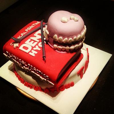 dental theme cake - Cake by Edelcita Griffin (The Pretty Nifty)