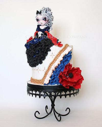 Gothic Princess - Cake by CourtHouse Cake Company