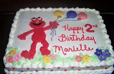 A Celebration with Elmo - Cake by BettyA
