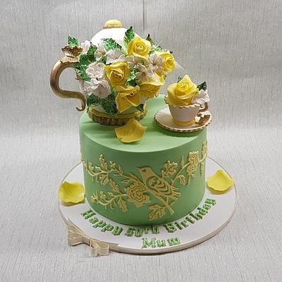 50th birthday cake - Cake by The Custom Piece of Cake