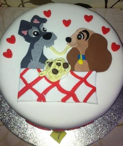 Lady & The Tramp - Cake by Sarah