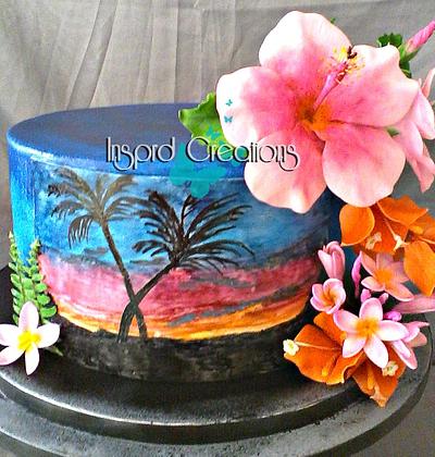 Hawaiian Twilight - Cake by Willene Clair Venter