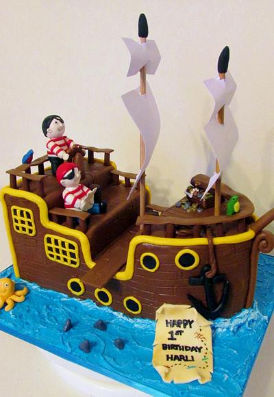 3D pirate ship - Cake by Cakes and Cupcakes by Anita