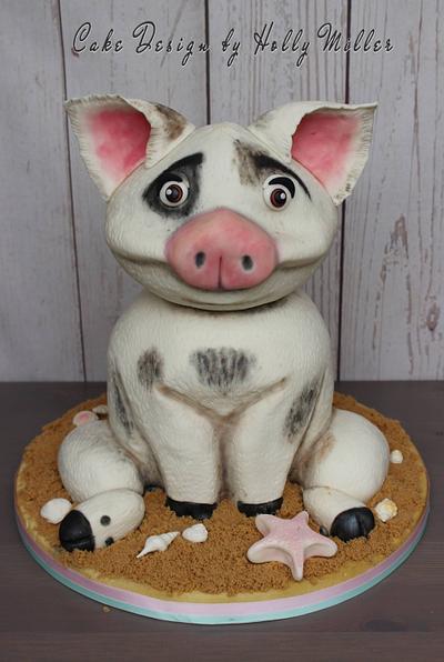 Pua the pig - Cake by Holly Miller