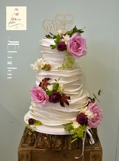 summer wedding cake - Cake by Judith-JEtaarten