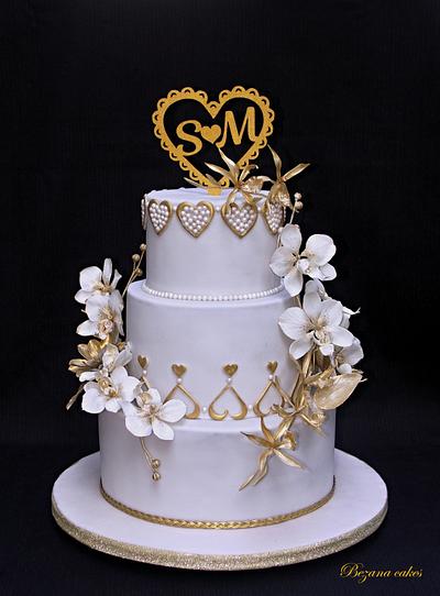 Wedding with orchids   - Cake by Zuzana Bezakova
