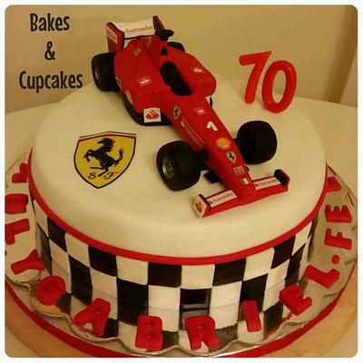 F1 Cake, Tarta Fórmula 1 - Cake by Mónica
