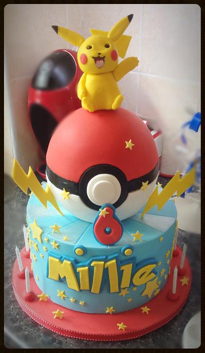 Pokemon/pikachu cake - Cake by Shell