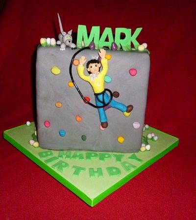 Rock Climbing Birthday Cake - Cake by Simply Baked Magical Moments