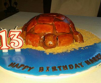 commando the turtle  - Cake by Annas creations