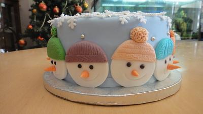 Christmas snow mates. - Cake by Irina Vakhromkina