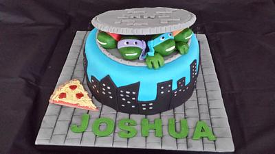 TMNT - Cake by Tracey Lewis