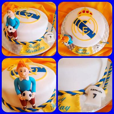 Tin-Tin Real Madrid Fan (Sep 2014) - Cake by Easy Party's
