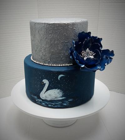Swan cake - Cake by Darina