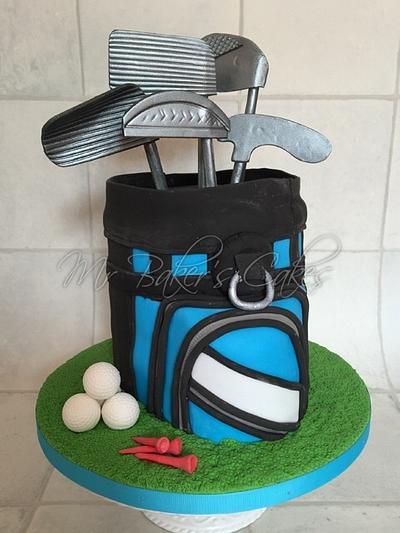 Golf Bag - Cake by Mr Baker's Cakes