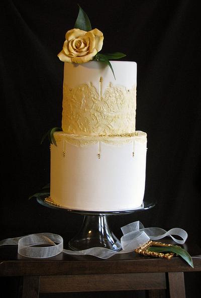 Vintage Wedding Cake - Cake by Sarah