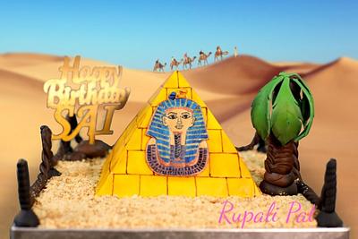 Egyptian Theme Cake  - Cake by Rupali Pal 