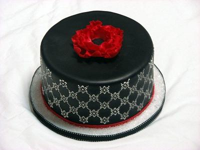 Anemone Cake - Cake by Frost it Fancy Cakes