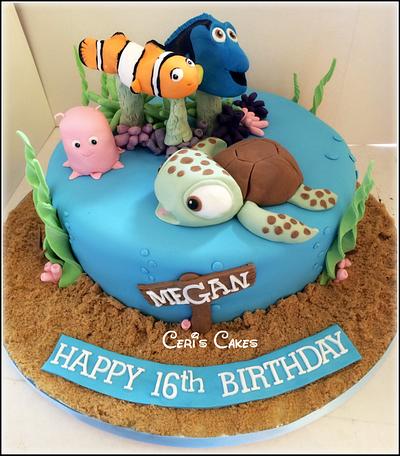 Finding Nemo cake - Cake by Ceri's Cakes