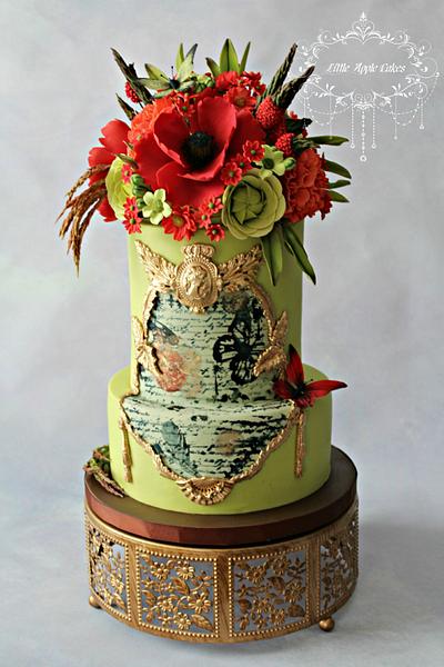 Beauty of the Ancient Rome - Cake by Little Apple Cakes