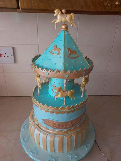 Carousel - Cake by Miavour's Bees Custom Cakes