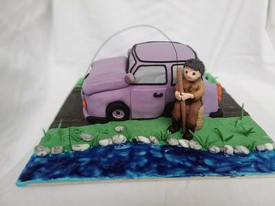 Торта с Трабант и рибар - Cake by CakeBI9