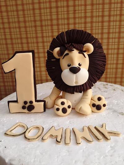 Little lion topper - Cake by Layla A