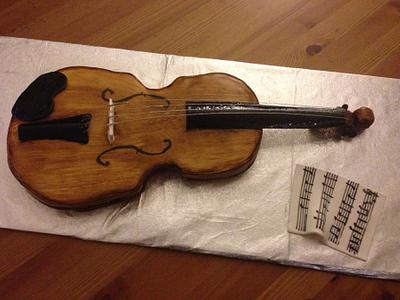 Violin cake - Cake by Carrie68