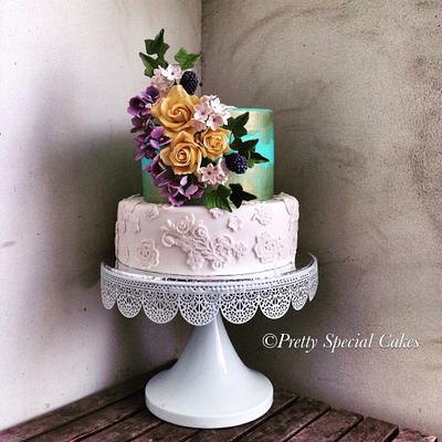 Tiffany and lace   - Cake by Pretty Special Cakes