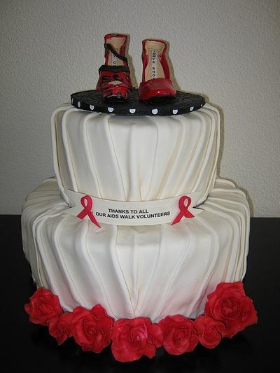AIDS Walk Cake - Cake by Cakeicer (Shirley)