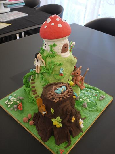 Enchanted forest cake - Cake by Galatia