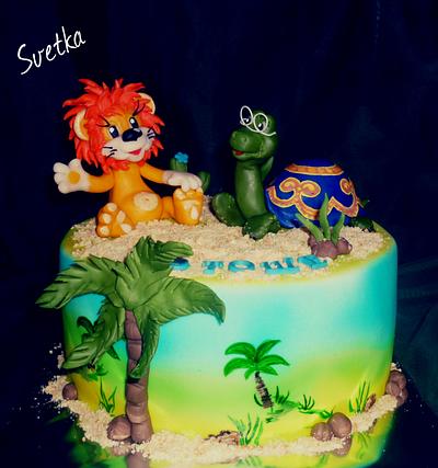 Львенок и черепаха - Cake by Svetka80