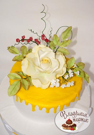 роза - Cake by Влада 