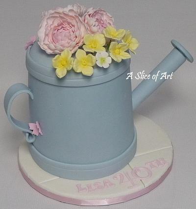 Flower pot cake - Cake by A Slice of Art
