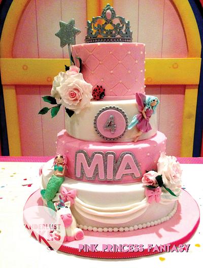 Pink princess fantasy - Cake by Wanderlust Cakes