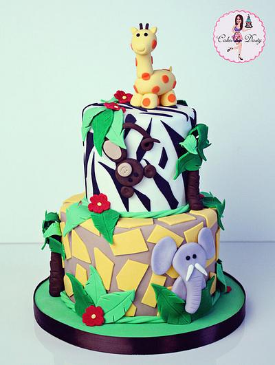 Jungle Baby Shower - Cake by Dusty