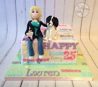 Lauren is 25! - Cake by Kelly Hallett