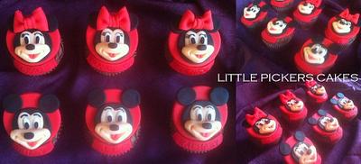 mickey & minnie  - Cake by little pickers cakes