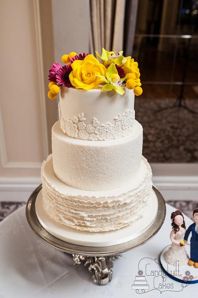 Wedding brights - Cake by Kathryn