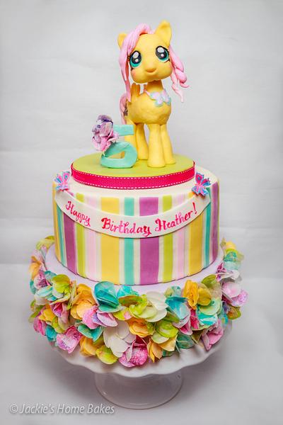 Fluttershy Cake - Cake by JackiesHomeBakes