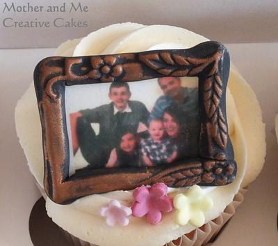 Photo Frame Memory Cupcakes - Cake by Mother and Me Creative Cakes