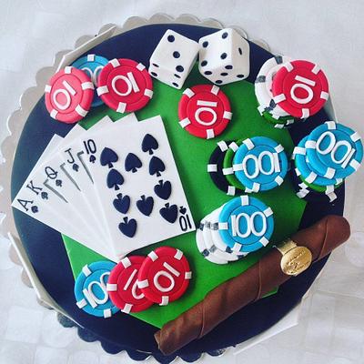 poker cake - Cake by Skoria Šabac