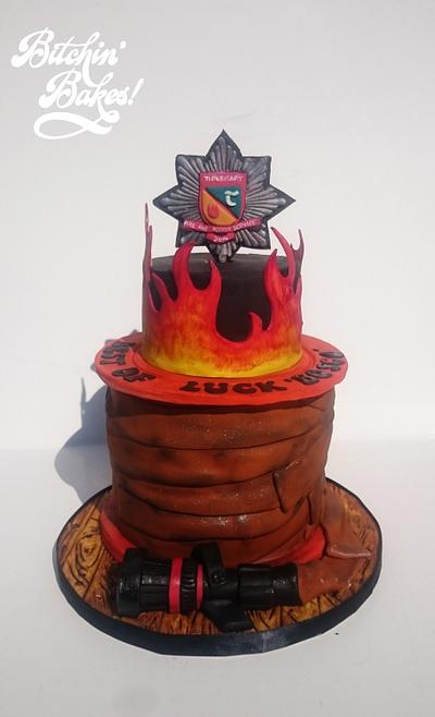 Firefighter retirement cake - Cake by fitzy13