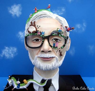 Mr Miyazaki - Spirited Away collab - Cake by Karen Geraghty