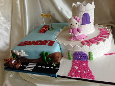 Hello Kitty, Disney Cars cake - Cake by S & J Foods