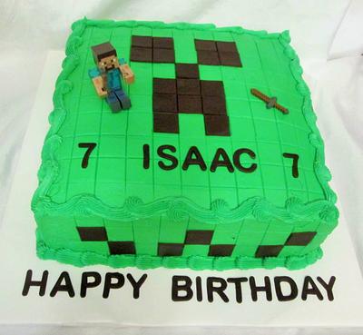 Minecraft Cake - Cake by Christeena Dinehart