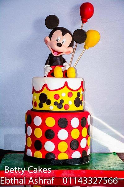 mickey mouse cake - Cake by BettyCakesEbthal 