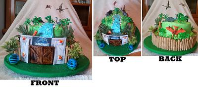 Jurassic World Cake - Cake by Wicked Sinsations