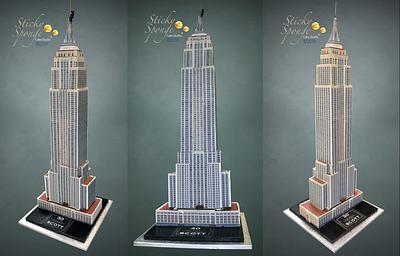 Empire state building cake - Cake by Sticky Sponge Cake Studio