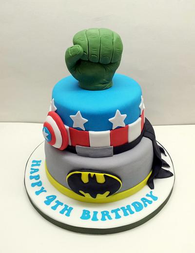 Super Hero Cake - Cake by Sarah Poole